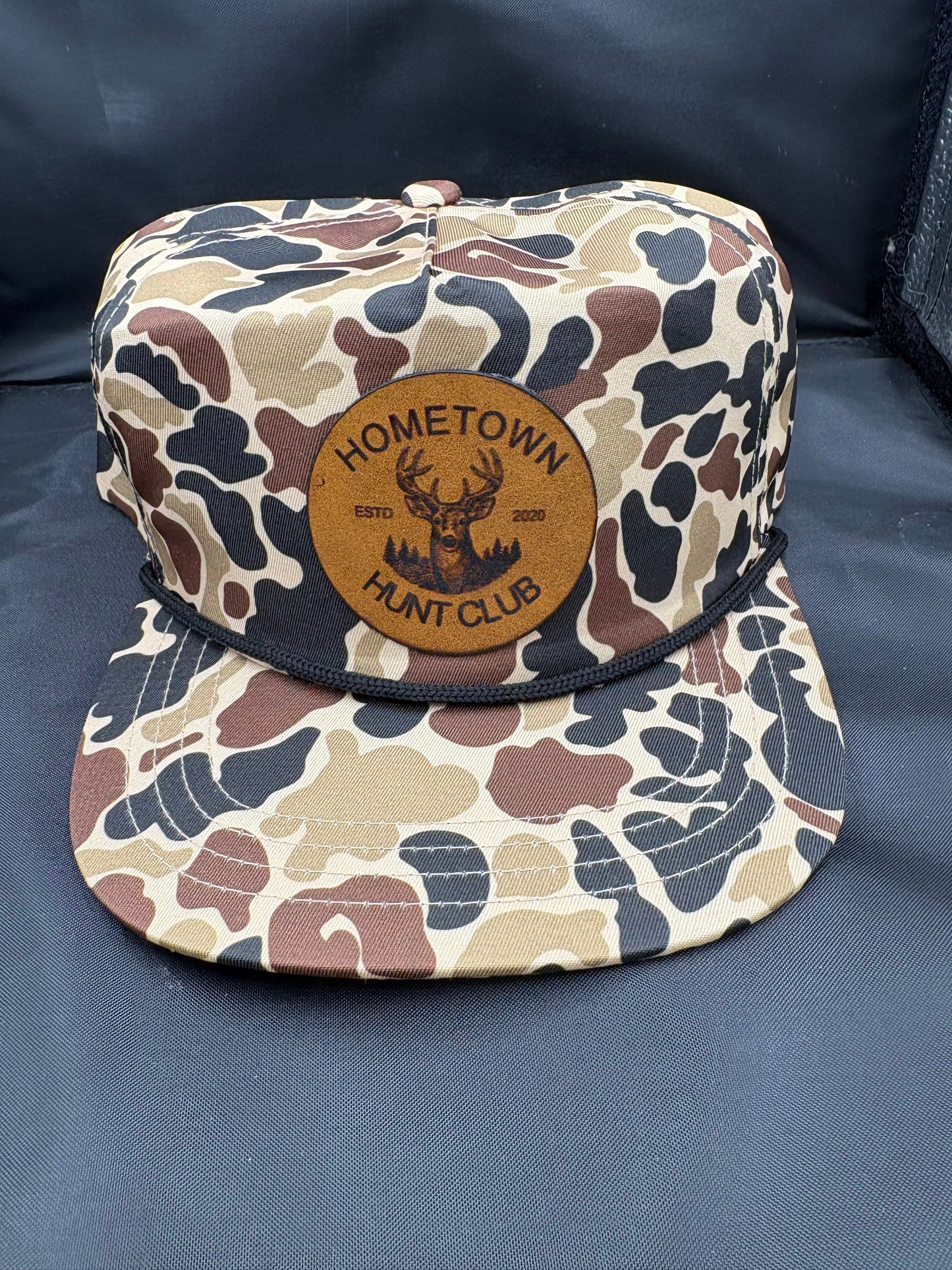 Hometown Hunt Club Leather Patch Hat