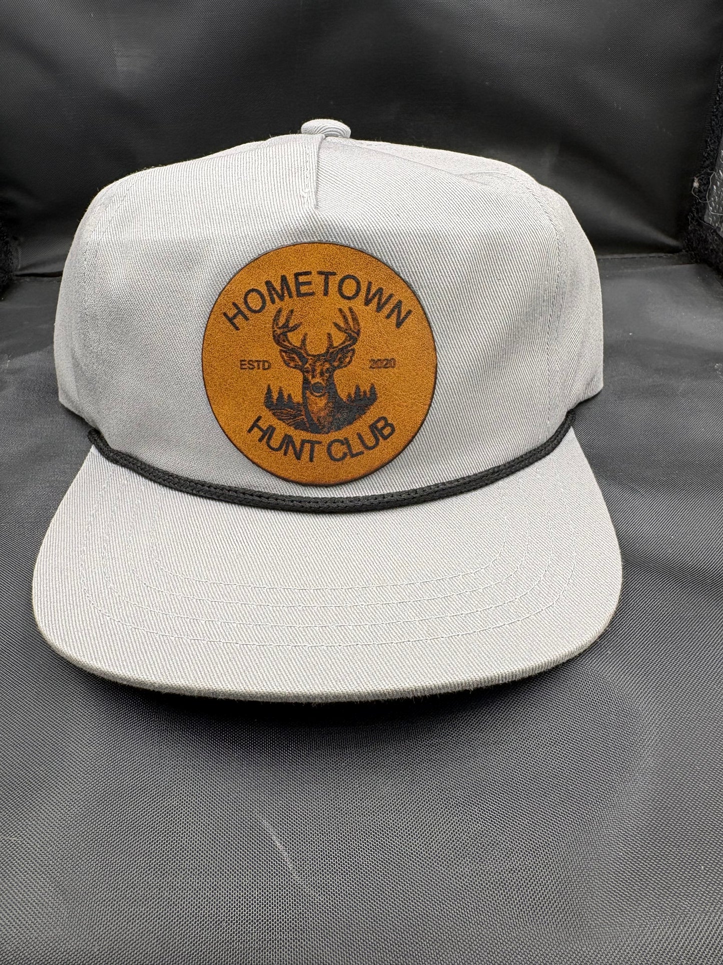 Kids Hometown Hunt Club Leather Patch Snapback Hat
