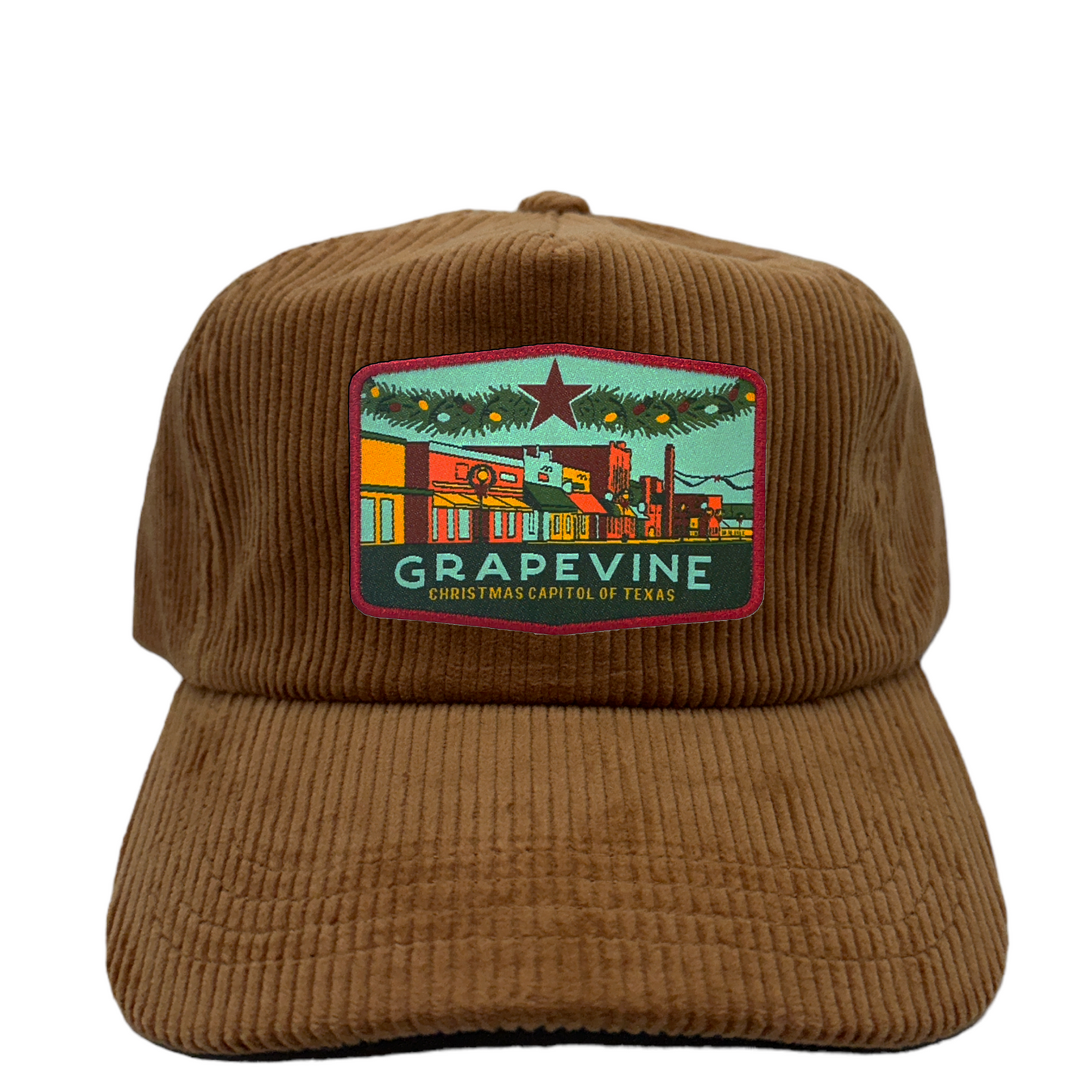 Grapevine, TX - Christmas Edition Corduroy Snapback