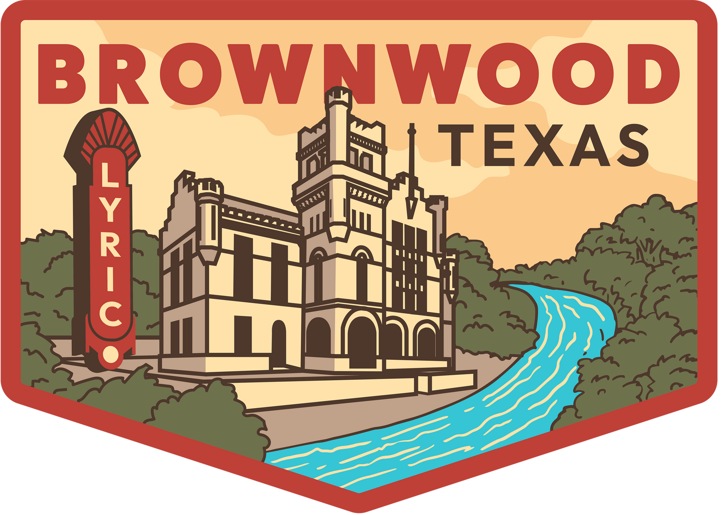 Brownwood, TX Sticker