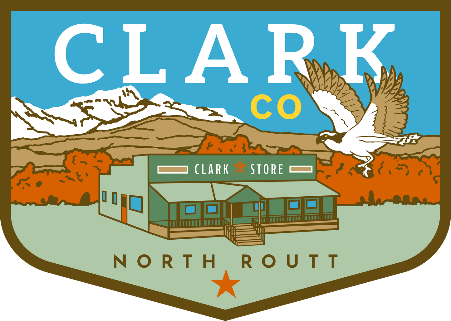 Clark, CO Sticker