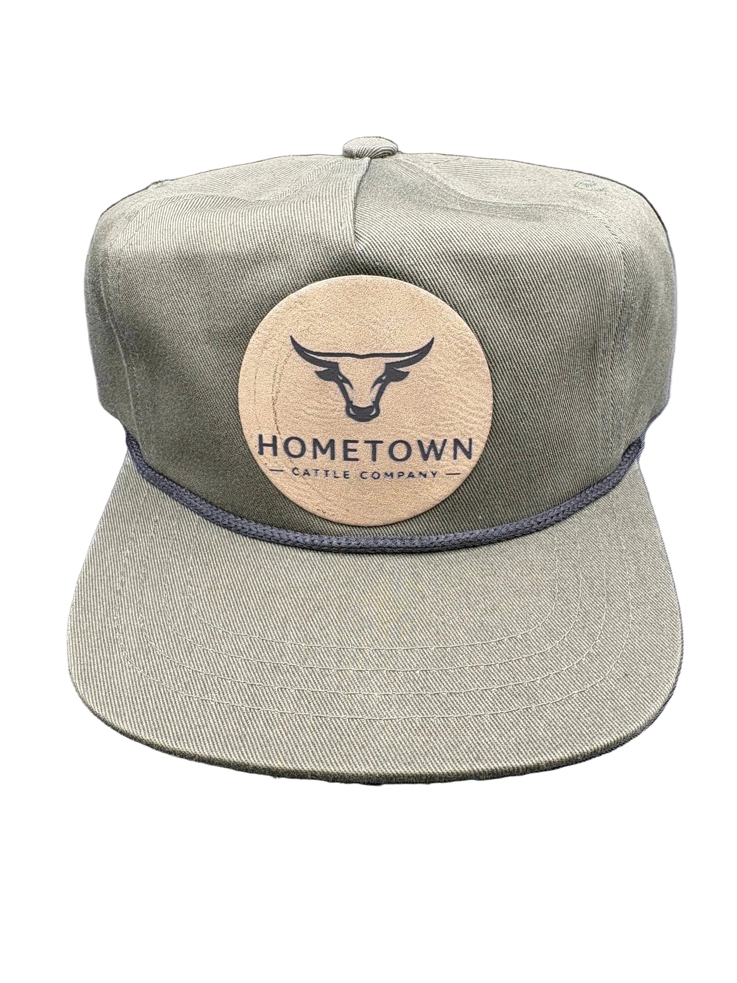 Hometown Cattle Company Light Leather Patch Hats
