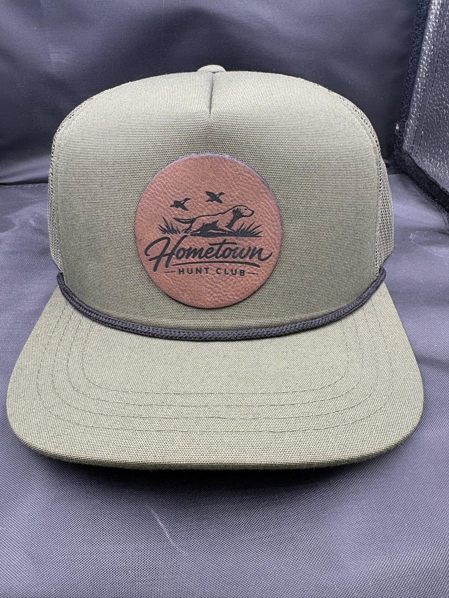 Hometown Hunt Club Dark Leather Patch