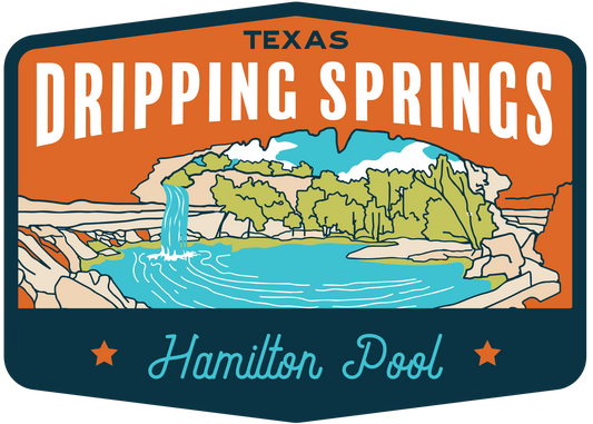 Dripping Springs, TX Sticker