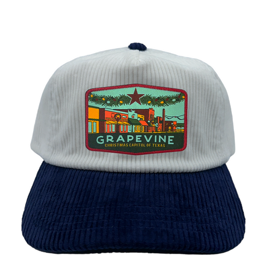 Grapevine, TX - Christmas Edition Corduroy Snapback