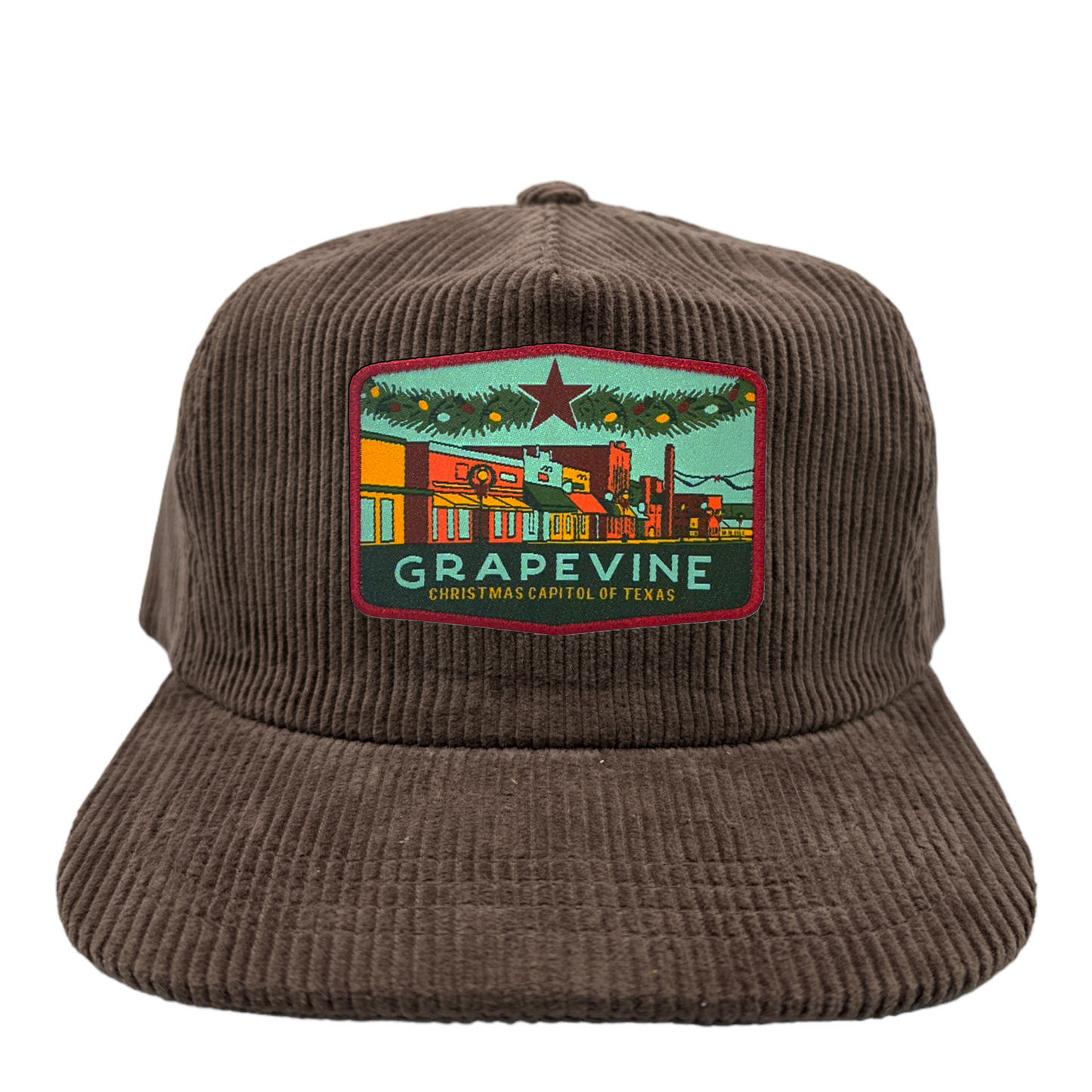 Grapevine, TX - Christmas Edition Corduroy Snapback