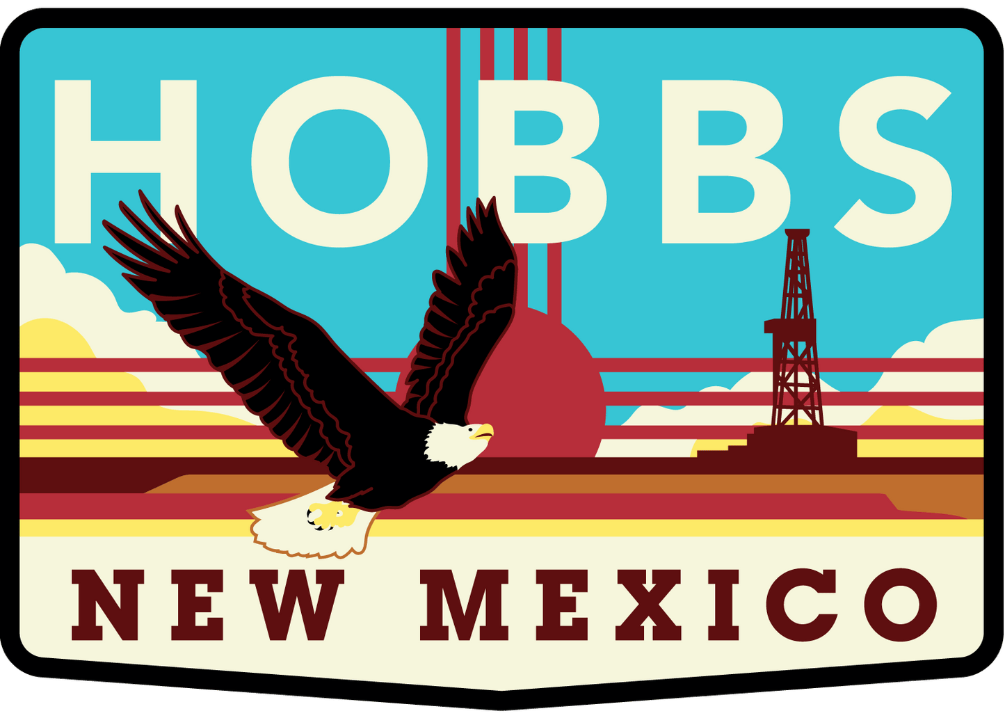 Hobbs, NM Sticker