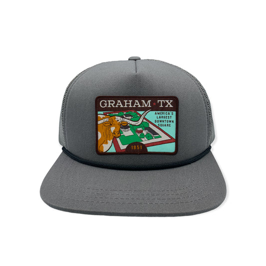 Graham, TX - Longhorn Version Trucker