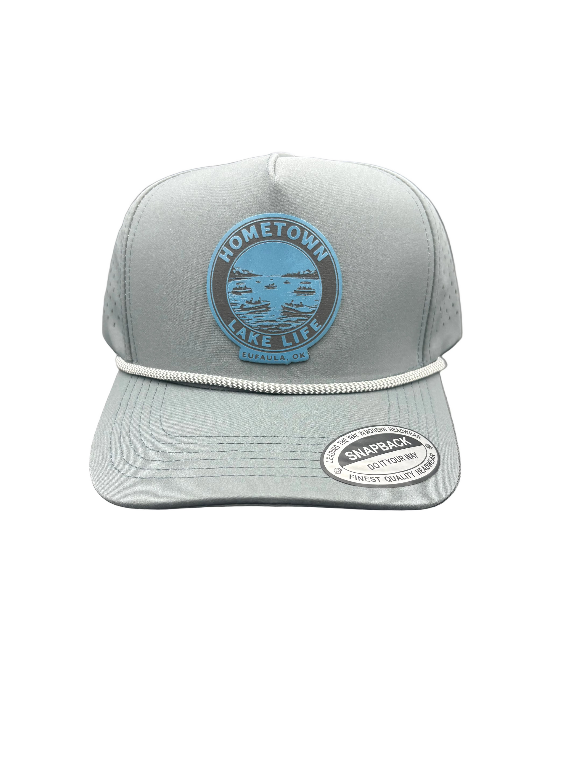 White Trucker Hat with Mesh Back | Snapback