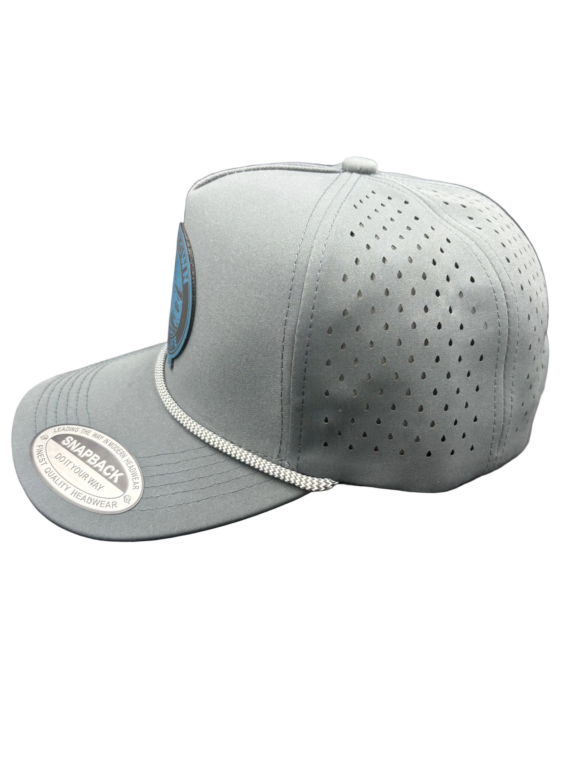 White Trucker Hat with Mesh Back | Snapback